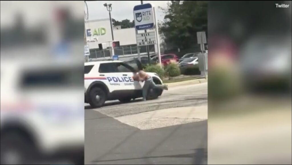WATCH: Hero Long Island Police Officer Sideswipes Crazed Female Who Fired a Gun and Threatened Motorists While Standing in the Middle of Intersection | The Gateway Pundit